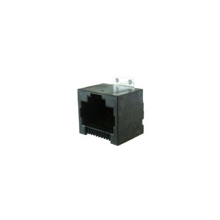 Amphenol Modular Connectors / Ethernet Connectors Rj 1Port Modjk Con 8P8C Shldwtabs Srfmt RJE231883116T